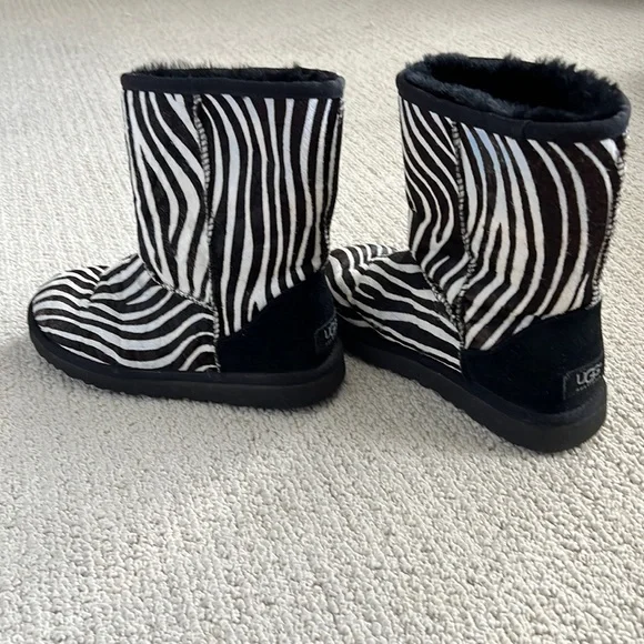 UGG | Shoes | Calf Hair Zebra Ugg Boots | Poshmark display picture 3
